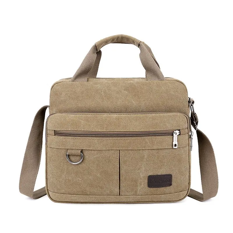 

Men's Travel Bag Canvas Casual Shoulder Crossbody Bags Hight Qualtiy Outdoor Bags Mens Travel School Retro Zipper Sling Bag