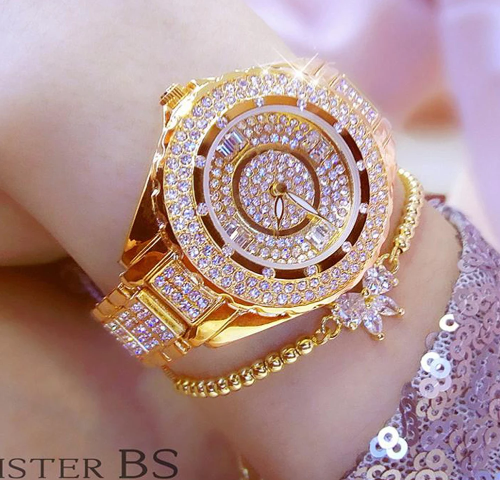 2023 Year watch for women Women's wristwatch Hot Sale  Women Watch Czech Diamond Bling Bling Starry Sky Watch Wife Gift