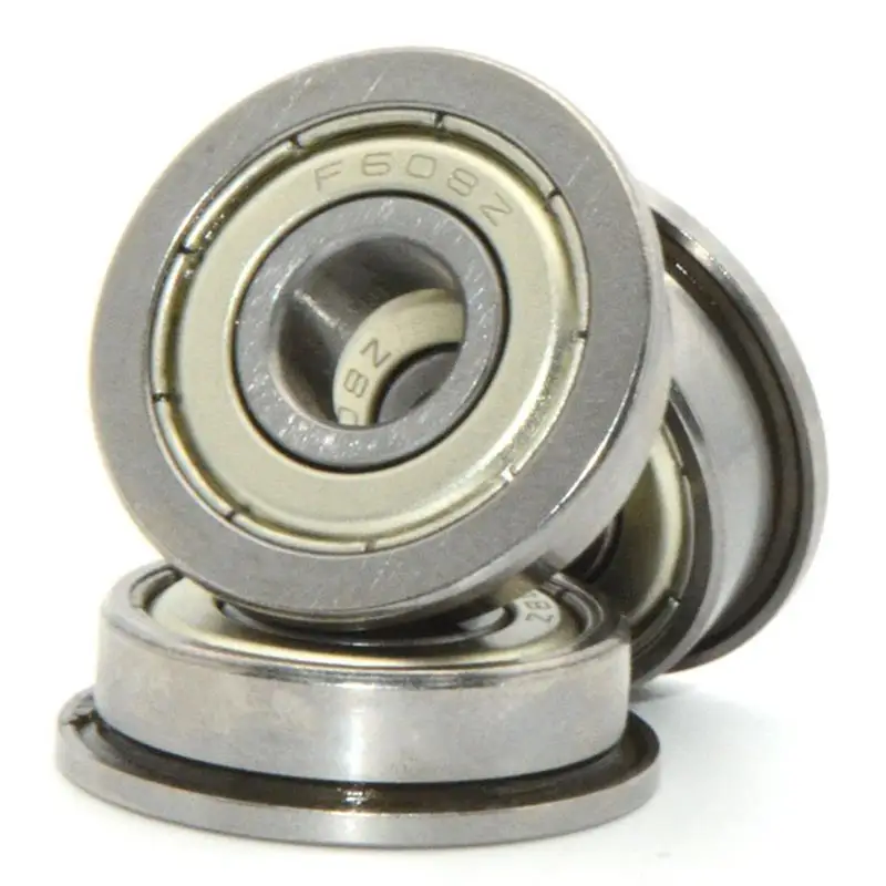 50 Stück Flansch-Miniaturkugellager, doppelt abgeschirmt, F604ZZ F605ZZ F606ZZ F607ZZ F608ZZ F608‑2RS F609ZZ für RC-Modellmaschinen – Detail 7