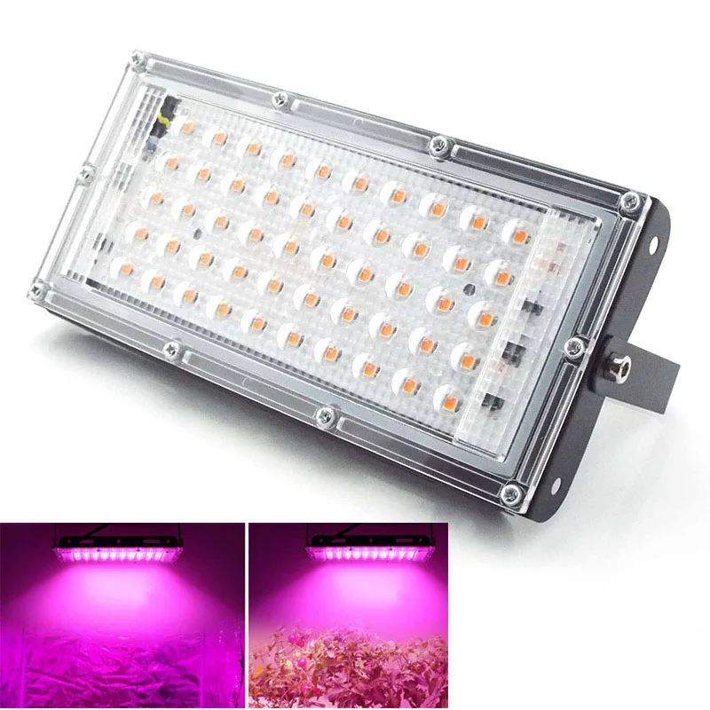 

50W Full Spectrum LED plant flower Grow Light AC 220V Phyto Lamp indoor Greenhouse growtent box Hydro seed Growth Lighting S1