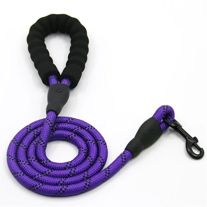 Luminous Beautiful 1.5M Nylon Safety Buckle Dog Pet Leash High Quality 02