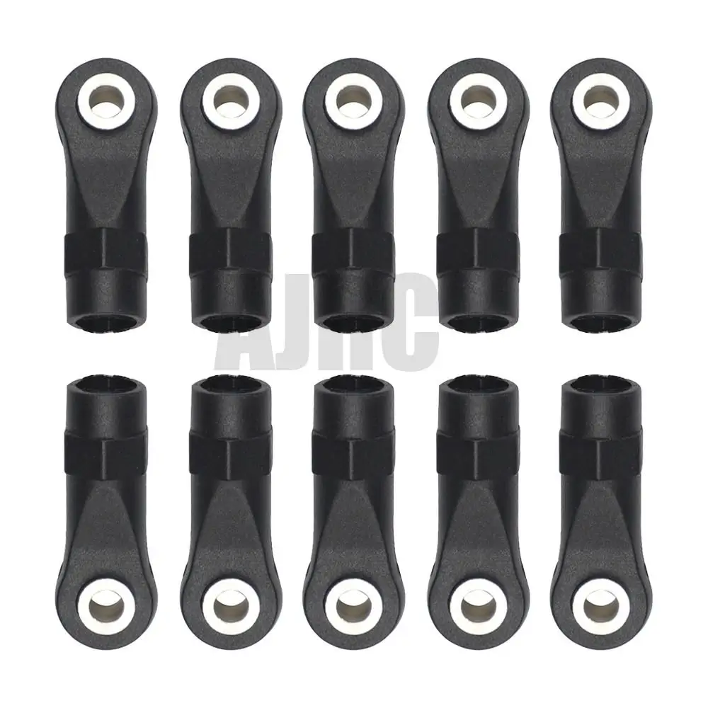 10pcs Plastic M4 Rod End Link Linkage Balls Joint Head For 1/10 Rc Car Crawler Axial Scx10 Ii 90046/47 Trax Trx4 Trx6