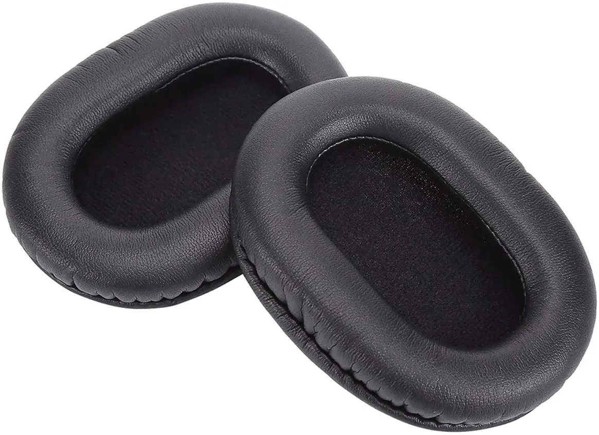Substituição de almofadas de ouvido para Sony MDR7506 / MDR-V6 / MDR-V7, feitas de couro proteico ultra macio e espuma viscoelástica