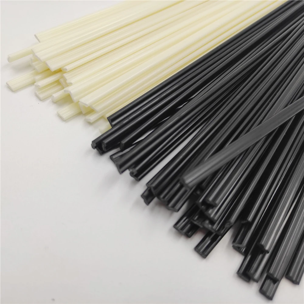 Black/Beige Plastic Welding Rods 200mm Length ABS Welding Sticks 5x2.5mm for Car Bumper Repair Tools Hot Air Welder Machine Gun