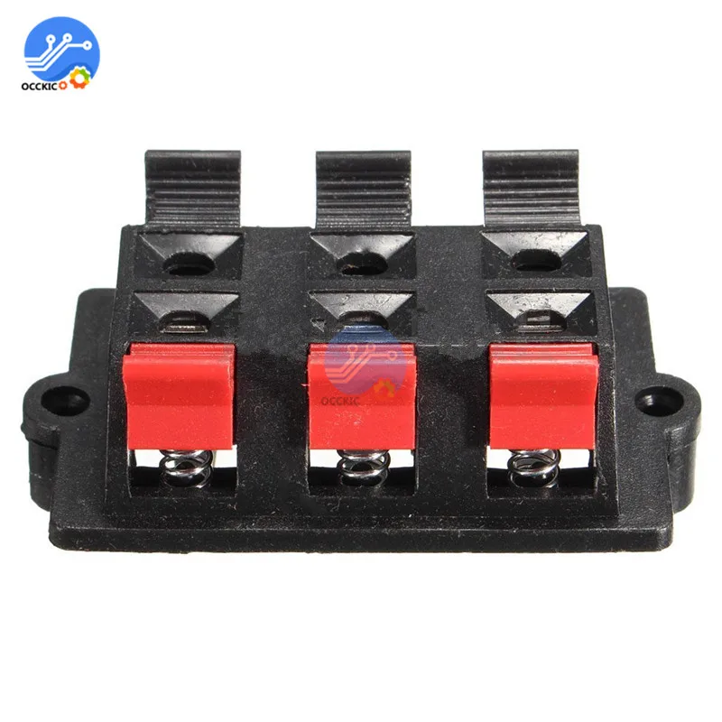 6 طريقة قناة المتحدث محطة الربيع وصلة مرفاع مكبر صوت ستيريو لوحة قطاع كتلة الإصدار