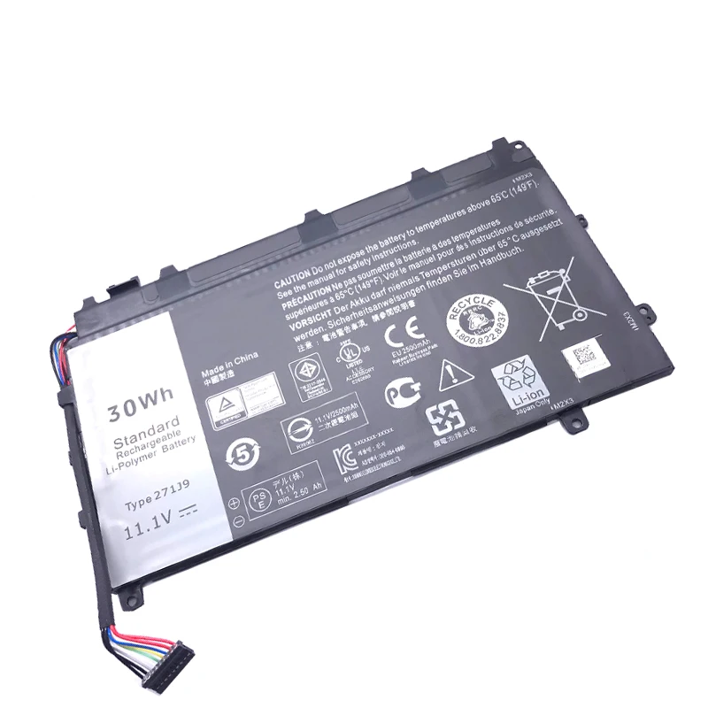 Imagem -03 - Lmdtk Genuine Novidades 271j9 Bateria do Portátil para Dell Latitude 13 7000 7350 Gwv47 0gwv47 Yx81v 11.1v 30wh