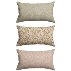 Nordic Vintage flowers Print Rectangular Pillowcase Cushion Cover Decor Throw Pillow Case Cover for Living Room Home 30*50cm