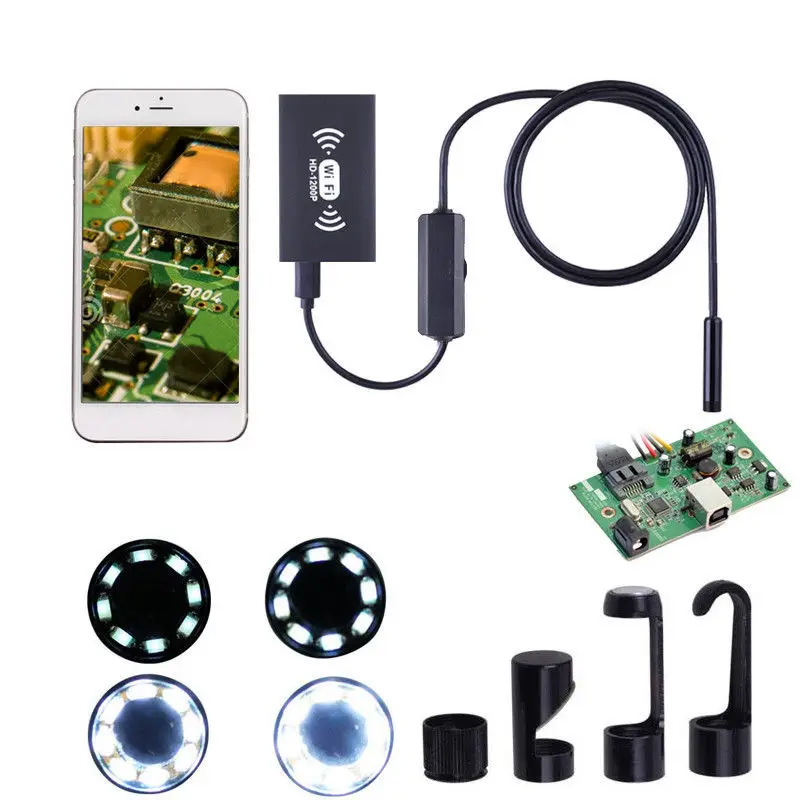 

8LED WIFI Endoscope camera Borescope 1m 2m 3.5m 5m 10m