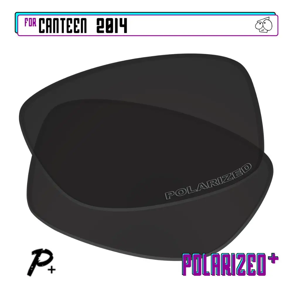 EZReplace Polarized Replacement Lenses for - Oakley Canteen 2014 Sunglasses - Black P Plus
