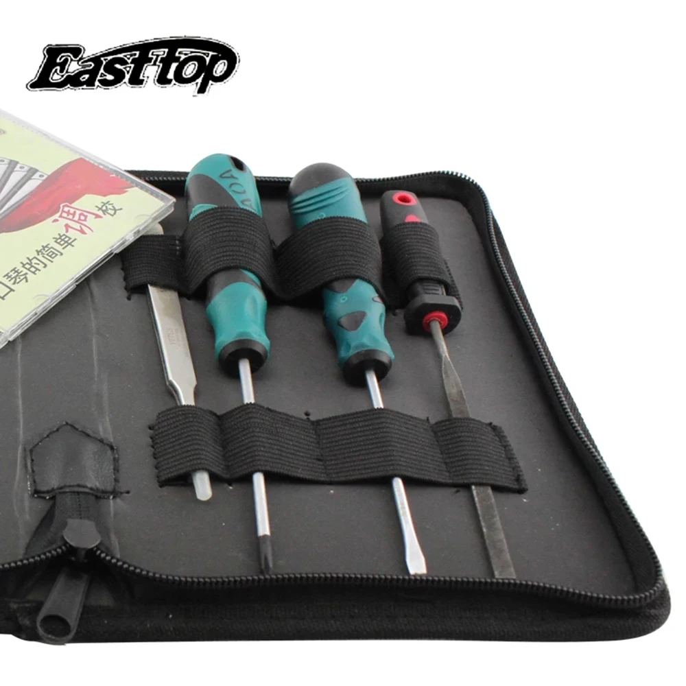 Easttop Harmonica Toolkit Service Workshops Repair Kit Blues Harp Service Set Key C Armonicas Tool Set