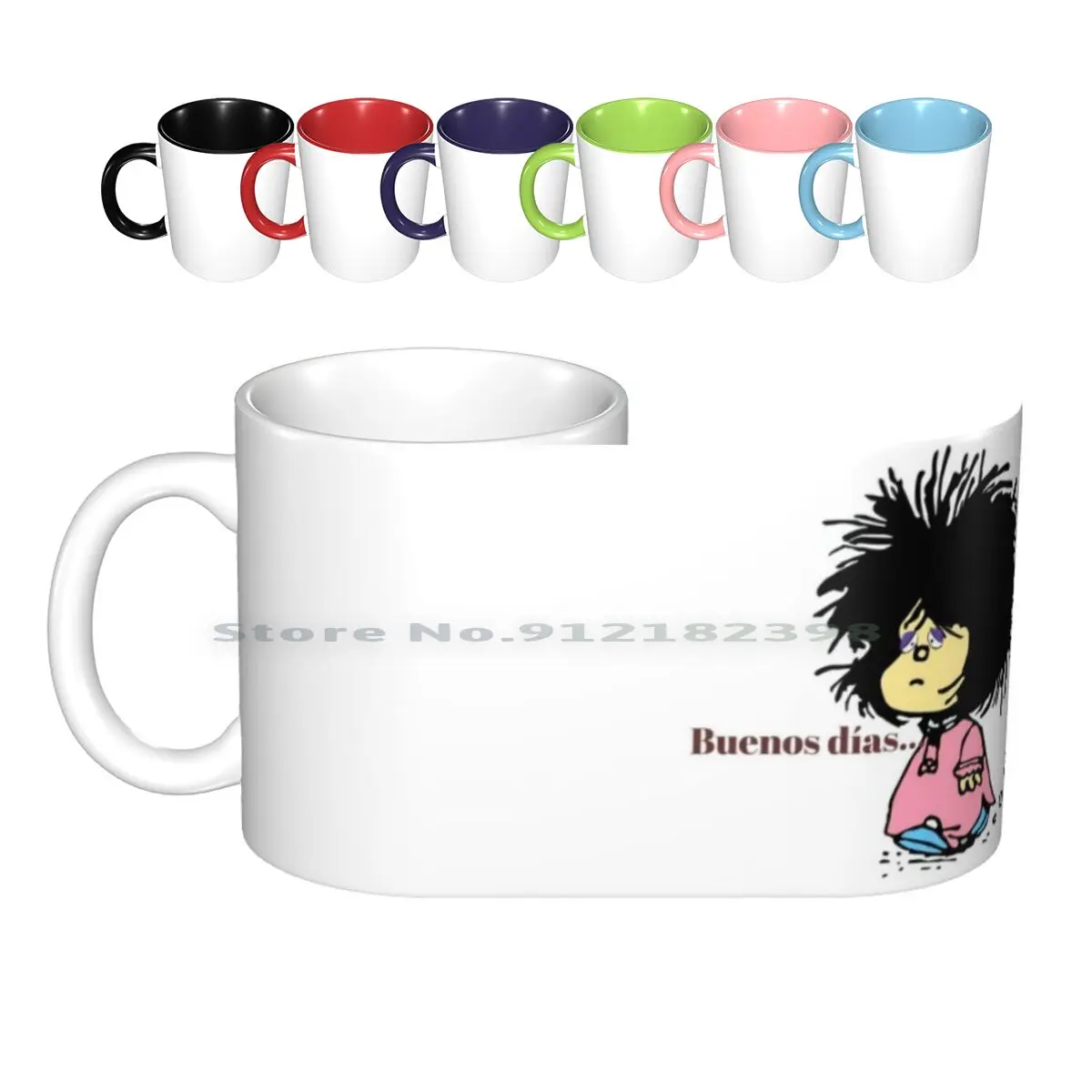 Mafalda Dawns. Ceramic Mugs Coffee Cups Milk Tea Mug Mafalda Mafalda And Her Friends Mafalda Coffee Quino Comics Mafalda