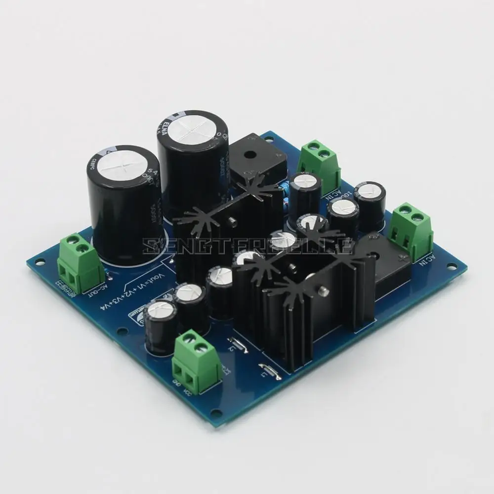 High Voltage 100V-380V+12V Filament Filter Regulated Power Supply Board For Tube Preamplifier