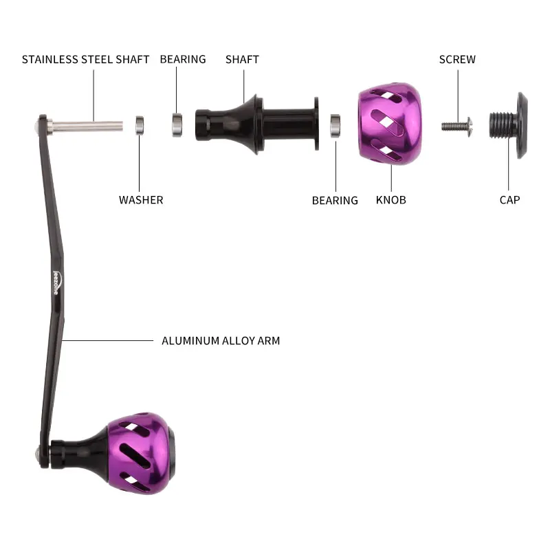 Wędkarstwo Kawa materiał ze stopu uchwyt kołowrotka koło wędkarskie podwójny uchwyt otwór rozmiar 8*5/7*4mm razem 130mm długość waga 52g