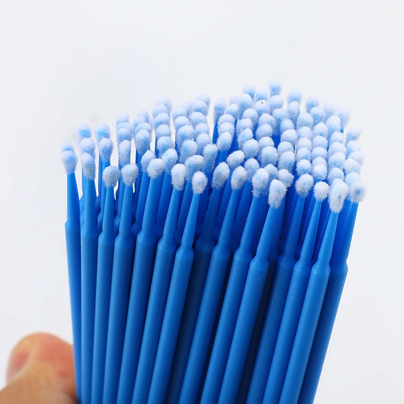 100PCS Tattoo Cotton Swab Lint Free Supplies Brush Microblading Micro Brushes Applicator Tattoo Accessories