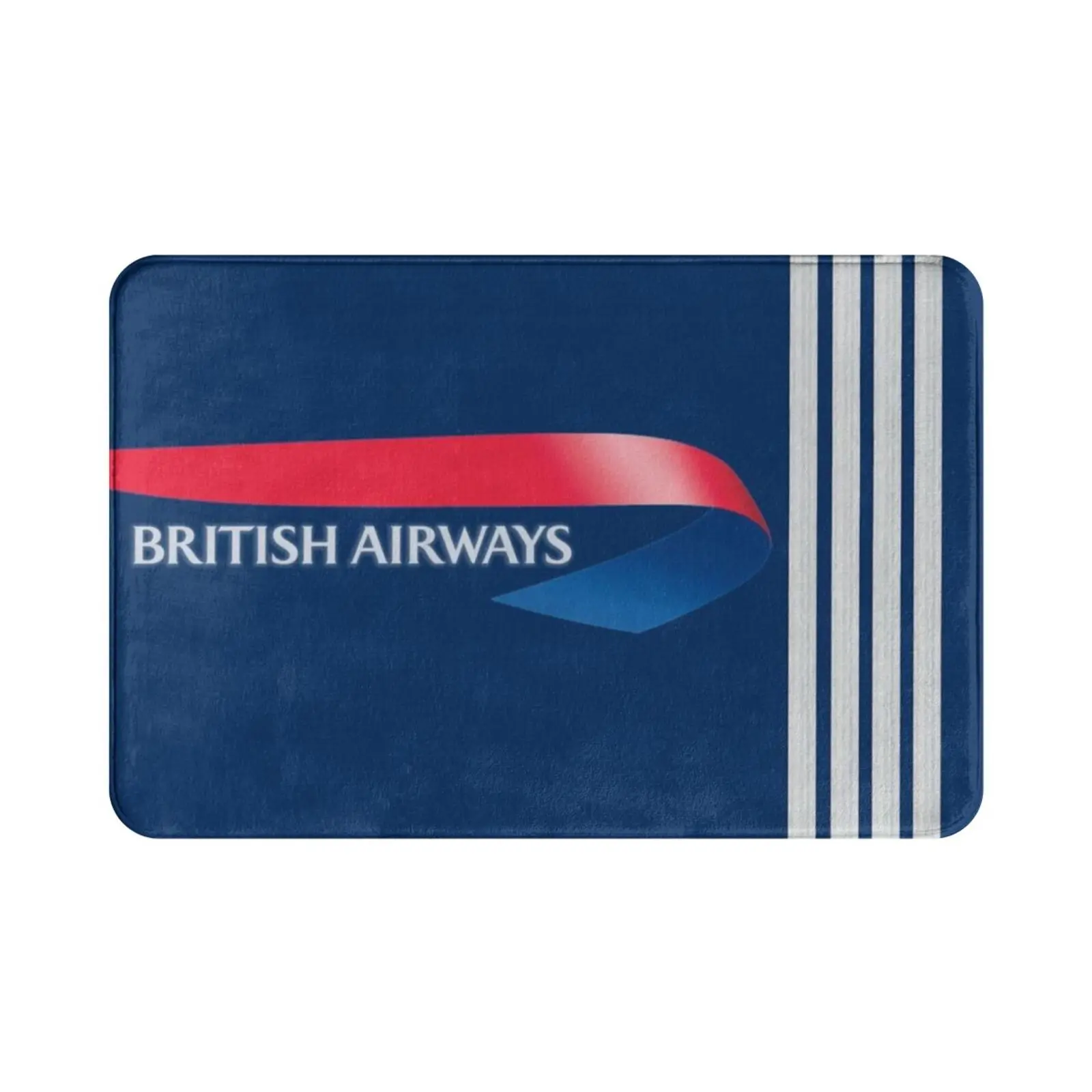 British Airways Carpet Mat Rug Cushion Soft British Airways Aviation Plane Airplane Airplane Fly Flying Pilot Captain