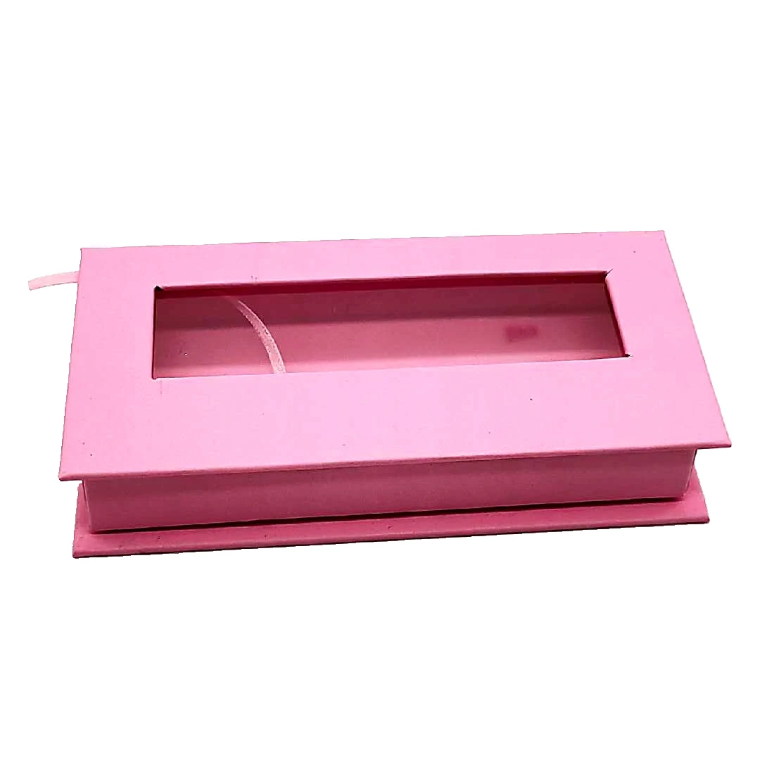 1pcs with tray Magnet common eyelash box case packaging empty wholesale bulk 18-25mm mink color lashes boxes Customizable logo