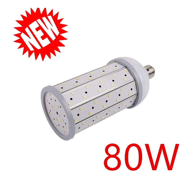 NEW 1pcs/lot Super highlight 40W 60W 70W 80W Light Bulb B22 E26 E27 E39 E40 LED Lamp LED Bulb 220V/AC Corn Bulb Light Bulb