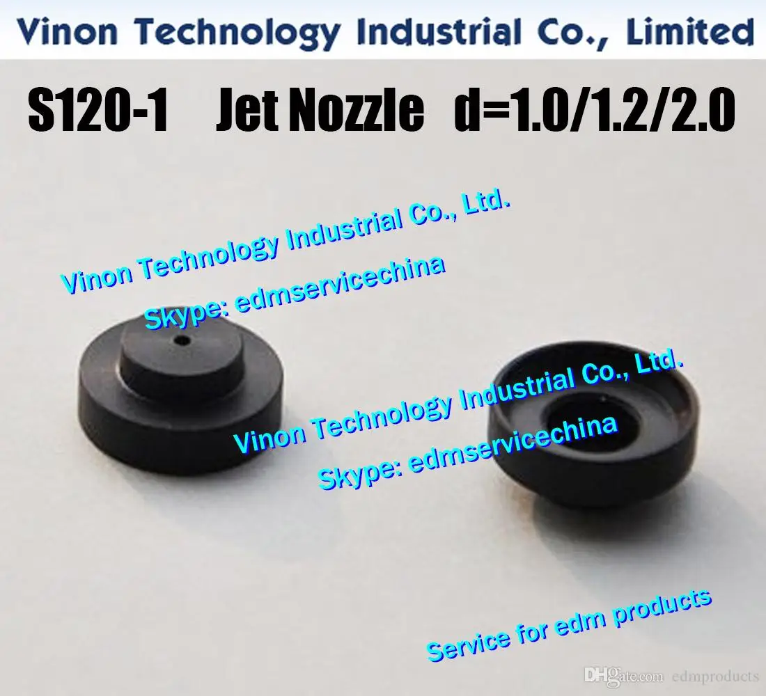 Ø2.0mm S120 Jet Nozzle D Rubber Upper for FJ-AWT Sodic k 2994856, 0206243 for AD,AG,SL600Q,AQ400,AQ600