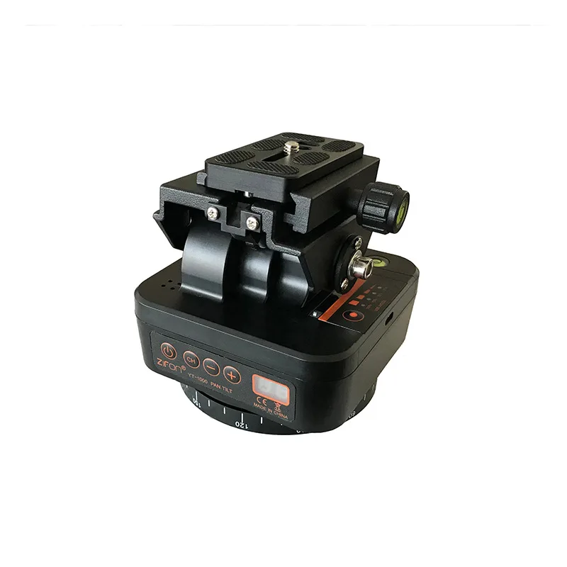 ZIFON YT-1000 Auto Motorized Pan Tilt Tripod PTZ Remote Control Rotating Video Stabilizer for Smartphone Tripod Heads Cameras