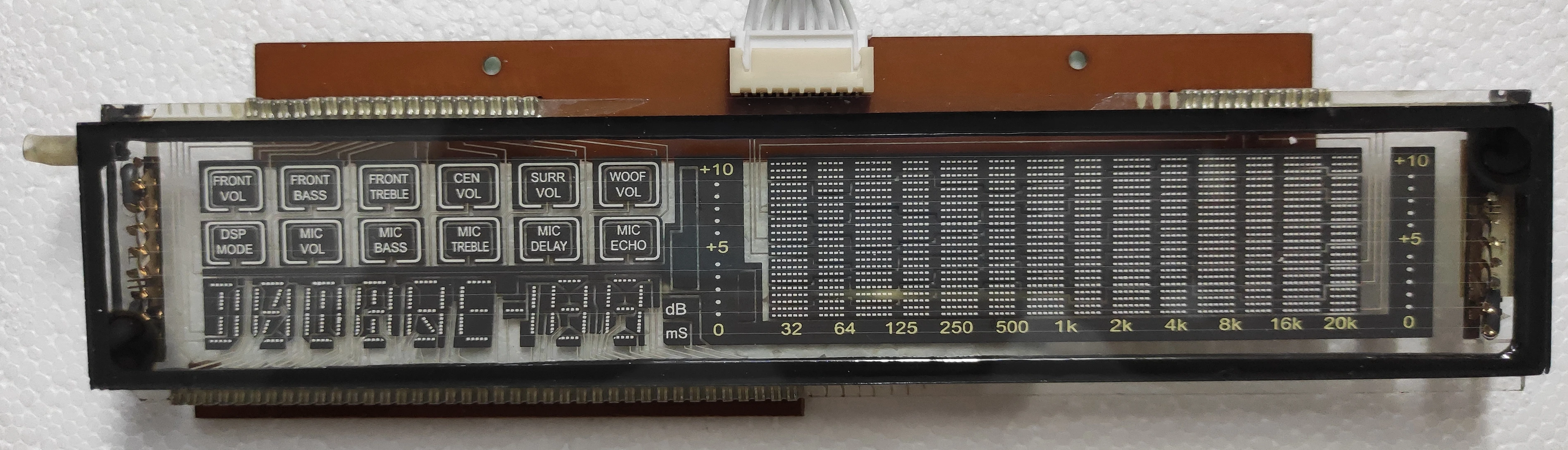 Display fluorescente per amplificatori di potenza e altoparlanti (VFD7939)