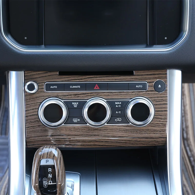 لاند روفر رينج روفر سبورت 14-18 ABS ألياف الكربون سيارة التحكم المركزي مكيف الهواء حجم لوحة ملصق اكسسوارات السيارات