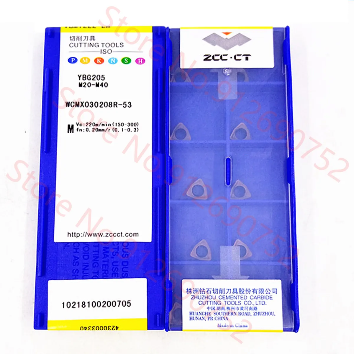 WCMX030208R WCMX040208R WCMX050308R WCMX06T308R WCMX080412R-53  ZCC.CT U Drill Carbide Insert WCMX Inserts