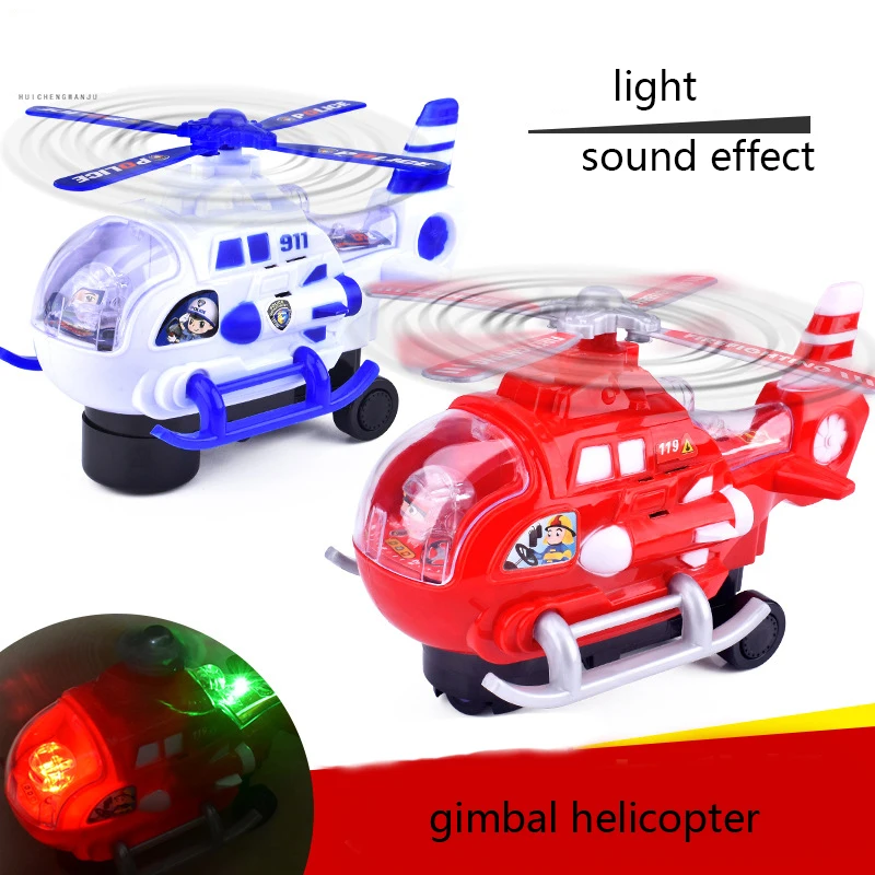 

Children Electric Universal Music Helicopter Toys Flashing Wing Rotation Airplanes Model Gift for Kids