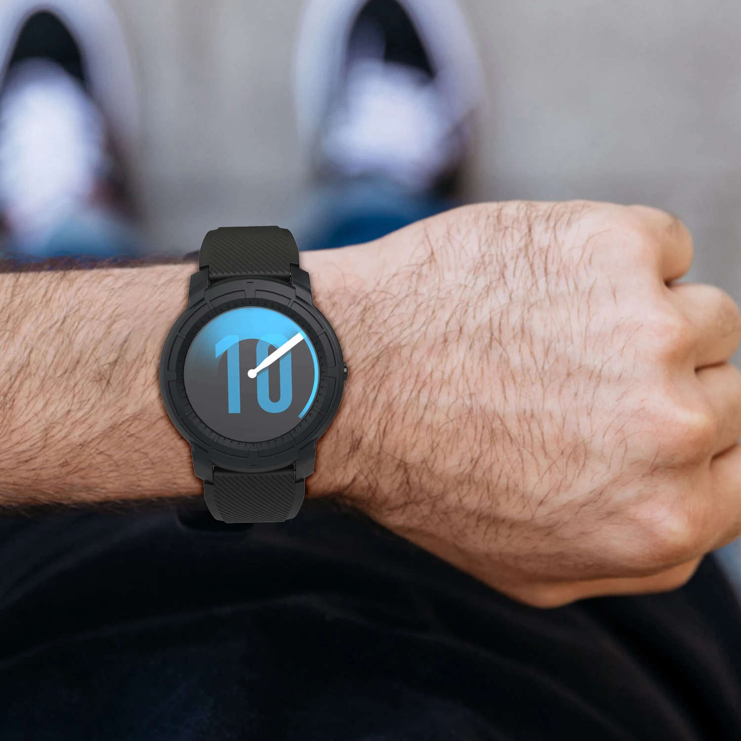 Funda SIKAI para Ticwatch E2, carcasa dura de PC, funda protectora de pantalla para Ticwatch E2, accesorios para reloj inteligente