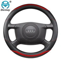 Carbon Fibre + PU Leather Car Steering Wheel Cover for Audi A4 B5 Typ 8D 1994~2001 Sedan Avant Auto Accessories