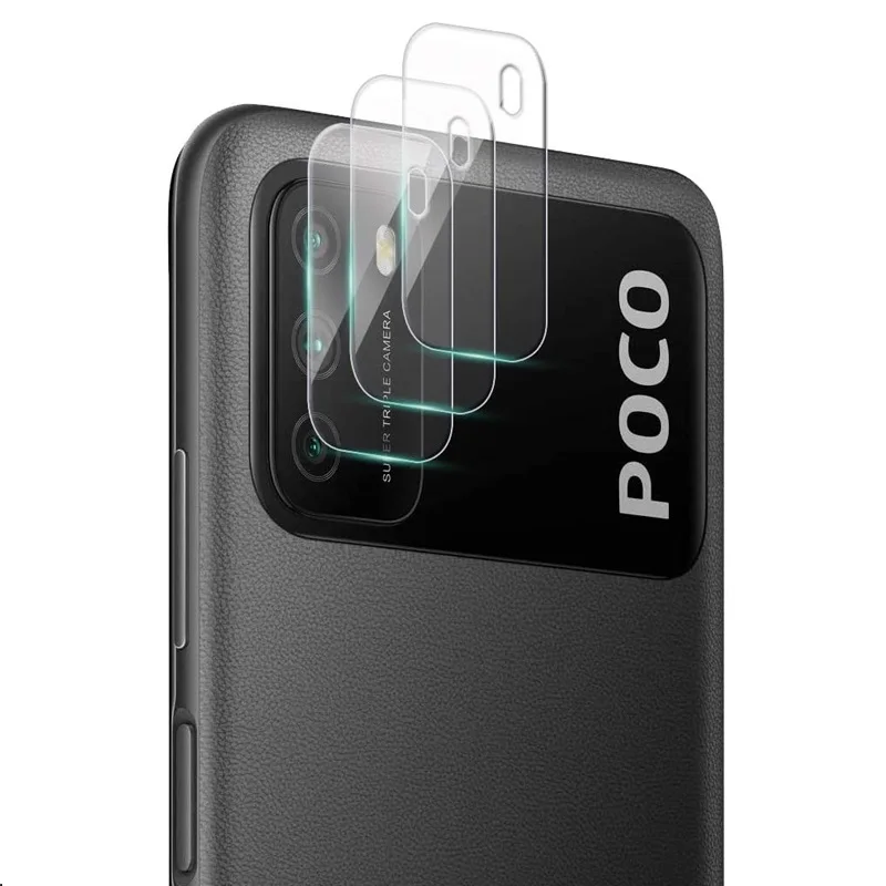 Back Camera Lens Clear Glass For Xiaomi Poco M3 Camera Lens Tempered Glass For Poco X3 NFC F2 Pro Rear Camera Protective Film