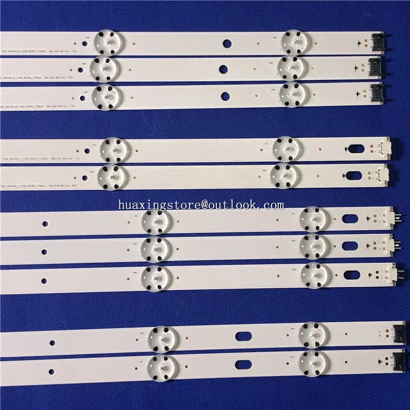 Strip LED untuk 60UJ6300 Strip Strip 6060uj6050 Strip Strip NC600DGE AAFXC EAV63673006 B B C D