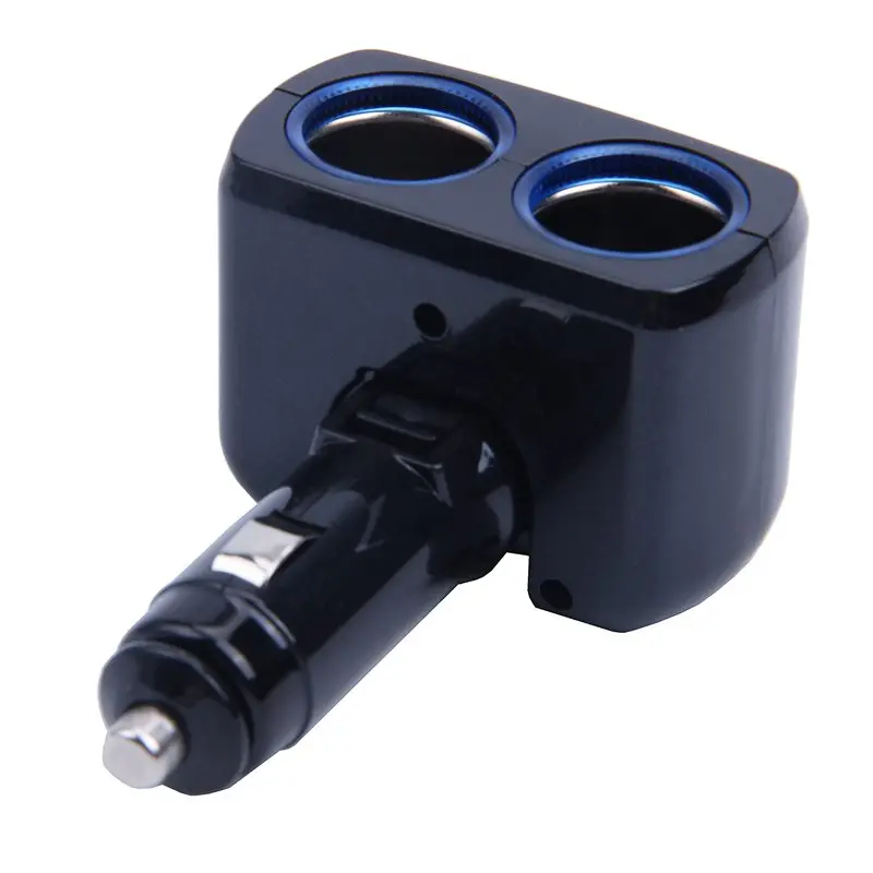 90 degree rotation car cigarette lighter one with two one point two car charger car charger Multi-angle Blu-ray