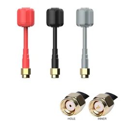 2 pz 5.8G Mini Lollipop FPV Antenna Ad Alto Guadagno FPV Trasmettitore/Ricevitore RHCP FPV SMA RPSMA Per RC FPV Racing Drone