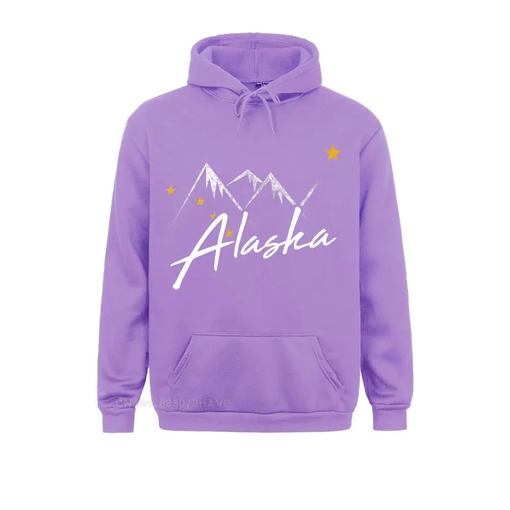 2021 Fashion Women Sweatshirts Long Sleeve Hoodies Sportswears Alaska Flag Mountains Cotton Hoodies State Souvenir Gift