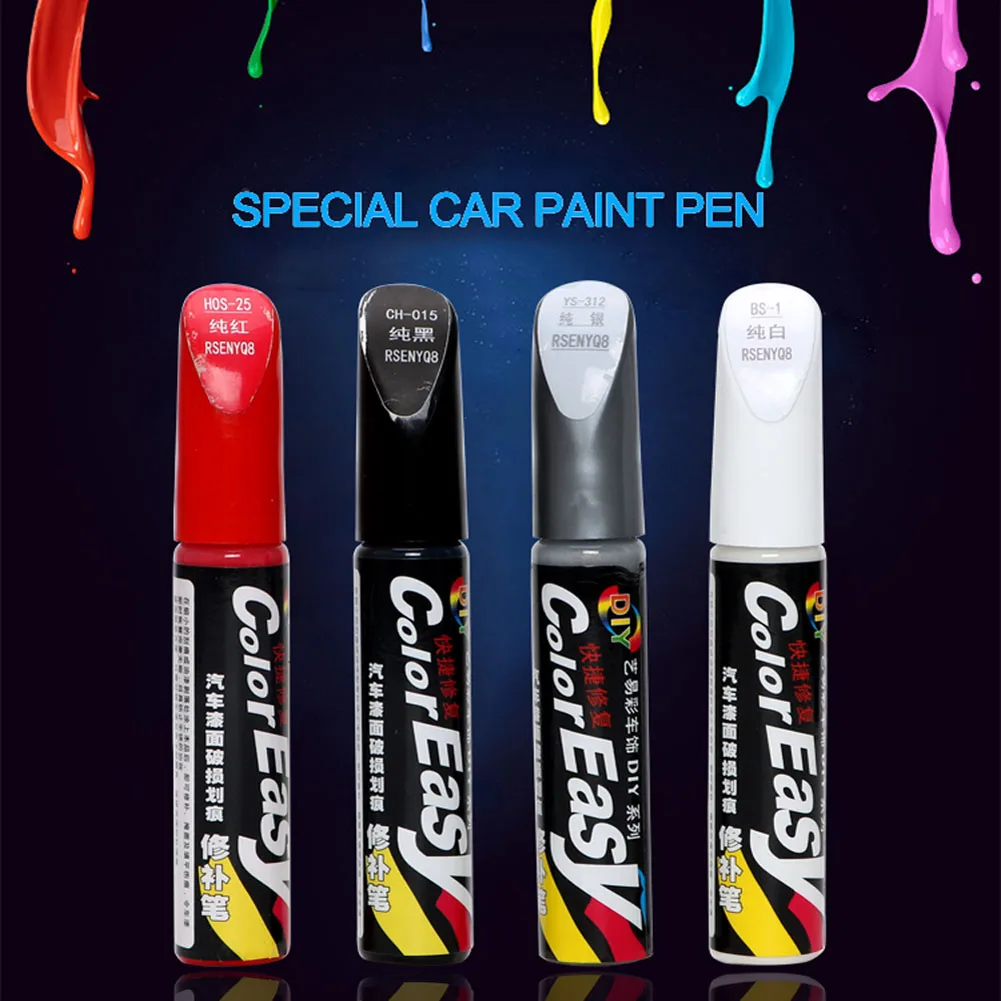 Car Scratch Repair Paint Pen 4 Colors Car Care Scratch  Auto Touch Up Clear Remover Paint Care Auto Mending Fill Paint Pen