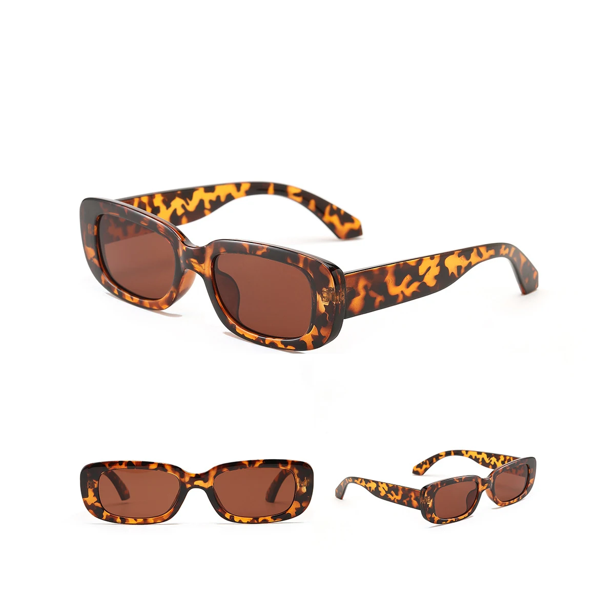 Klassische Weiße Rechteckige frauen Sonnenbrille Neue Mode Kleine Retro Marke Designer Quadrat Sonnenbrille Weibliche Dame Brillen – Detail 9