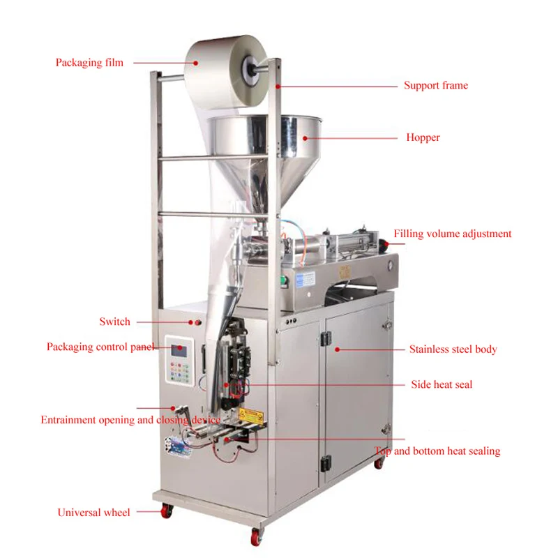 Automatic Quantitative Packaging Machine For Ketchup, Chocolate Sauce, Cream And Sauce