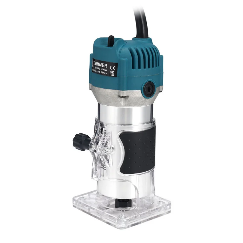 Portable woodworking engraving machine, trimming and slotting machine, suitable for manufacturing DIY wood products