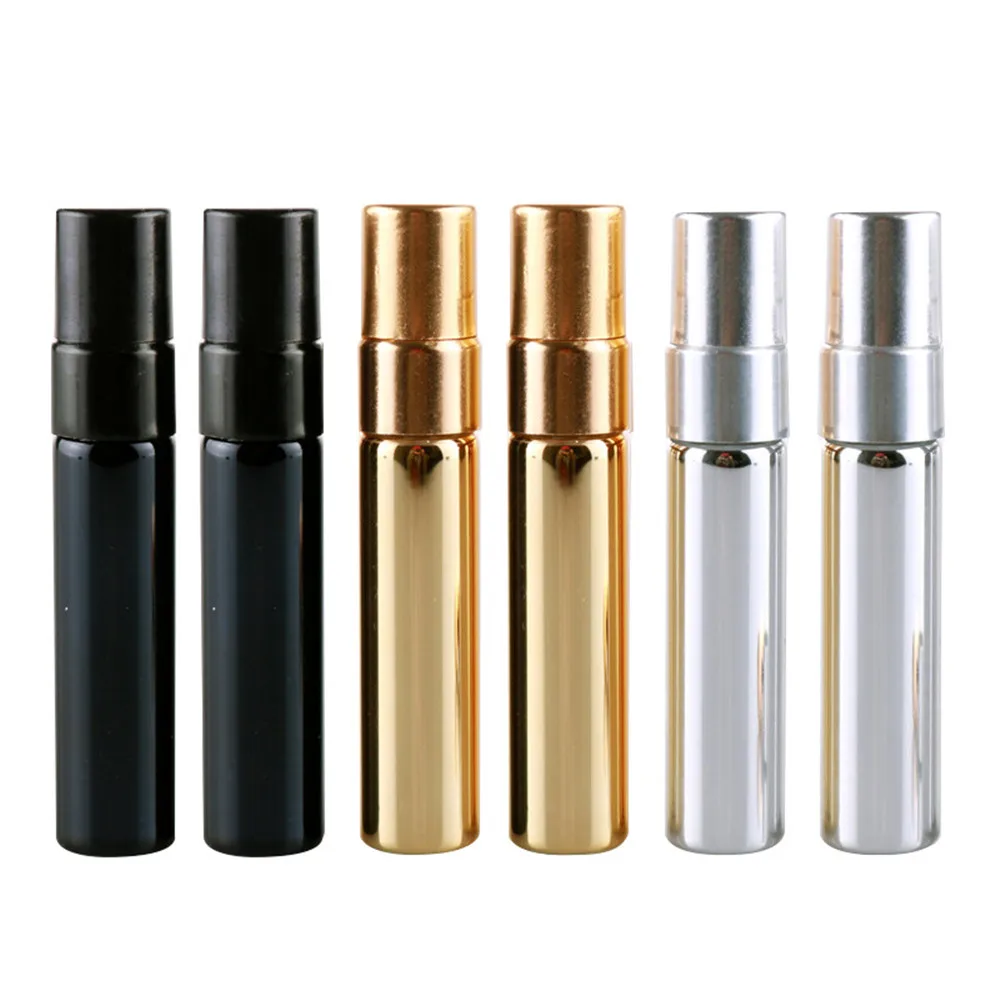 ที่ว่างเปล่า Uv แก้วสเปรย์ขวด5Ml,น้ำหอมขวด Applicator สเปรย์ Refillable น้ำหอม Fine Mist สเปรย์