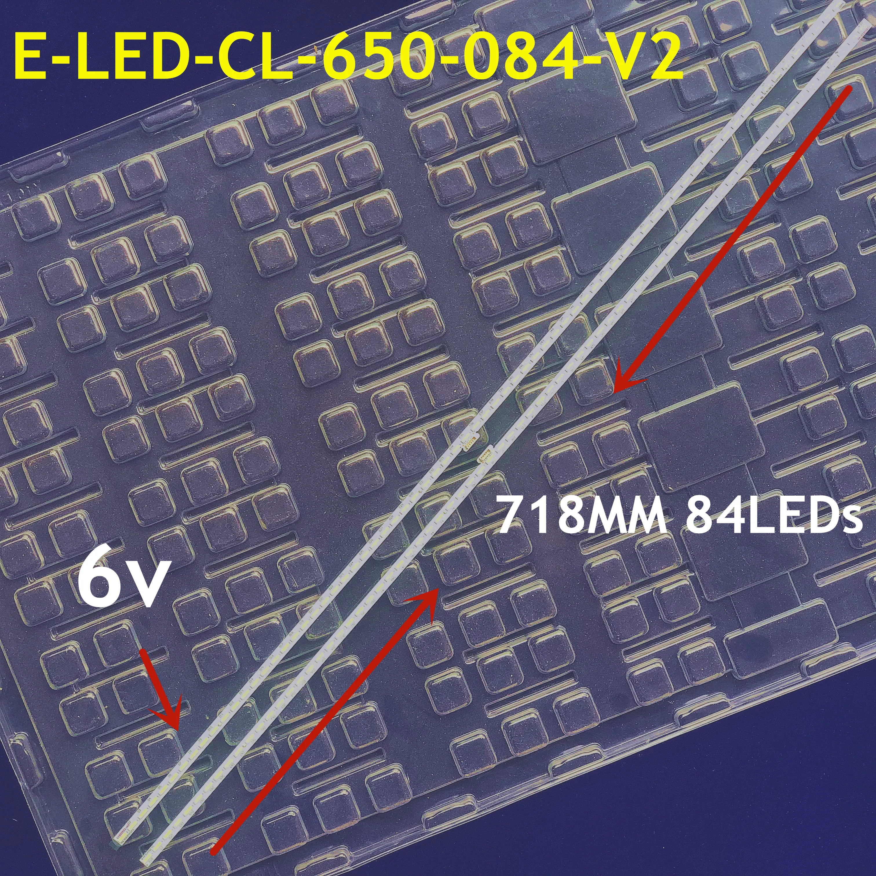 

LED bar 84Lamp E-LED-CL-650-084-V2 For Philip 65"TV 65PUS6521/12 65PUS7101/12 65PUT7101/56 TPT650UA-QVN04