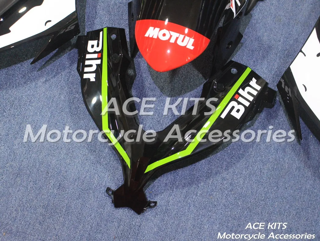 New ABS Motorcycle Fairings For Kawasaki Ninja300 EX300 2013-2017 13 14 15 16 17 Bodywork  Black  White  Injection No.0007