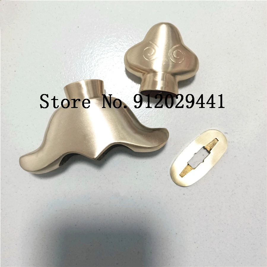 High Quality Real Brass A Set Fittings TaiChi Jian Sword Accessories For Chinese WUSHU Jian Sword Copper Accessories