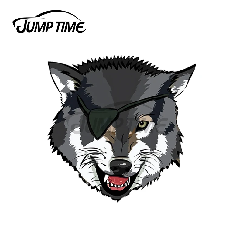 JumpTime 13 x 9.8cm For Metal Gear Solid D Dog Car Truck Decal Bumper Window Waterproof Scratch-proof Sticker Window Decoration