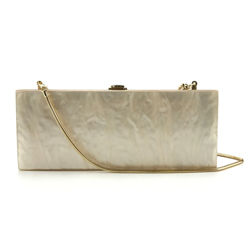 

Pearl Marble Acrylic Crossbody Bags For Women Travel Handbag Fashion Simple Shoulder Messenger Bag Ladies Cross Body Bag purse