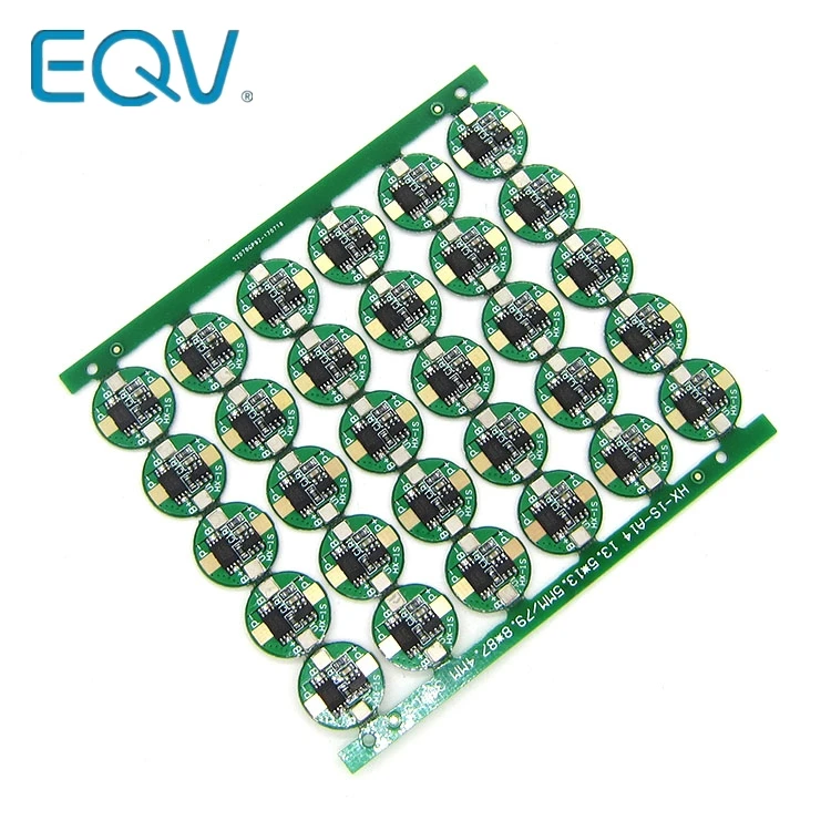 EQV 3.7V 18650 Protection Board 3.7V 1S 2.5A BMS PCM PCB Battery Protection Board For 3.7V Li-ion lithium Battery Cell Pack