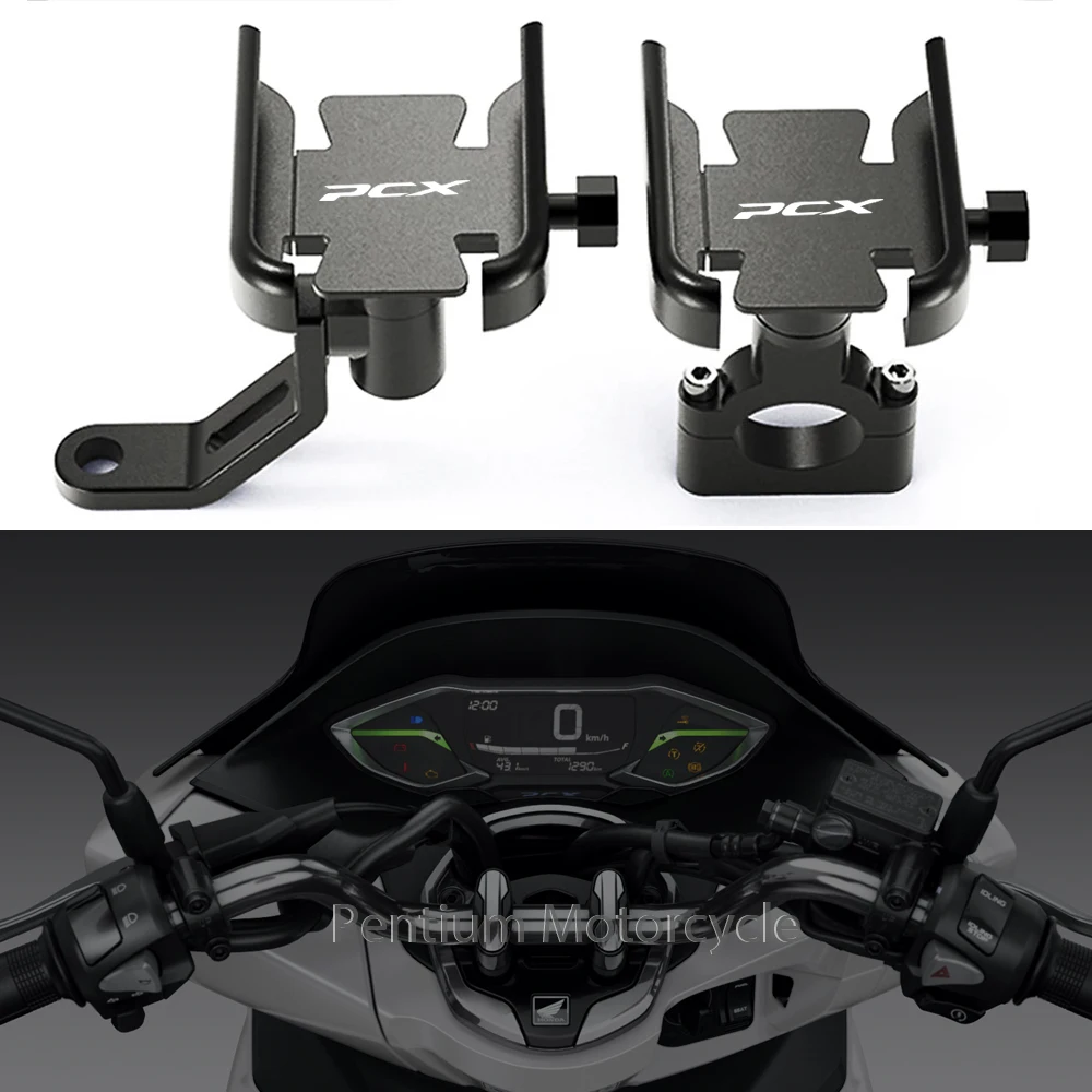 

For HONDA PCX150 PCX125 PCX 125 PCX 150 Motorcycle Accessories Handlebar Mobile Phone Holder GPS Stand Navigation