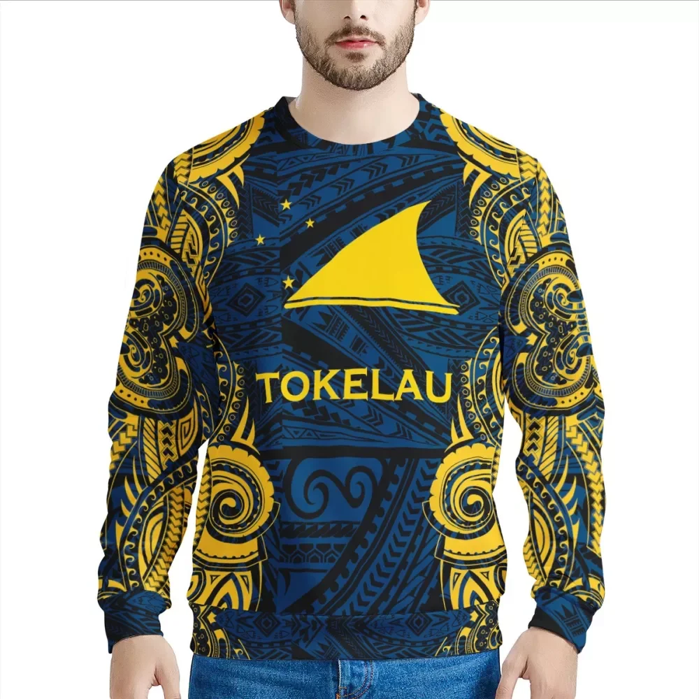 

New Design Polynesian Tokelau Print Sweatshirt - Mens Fashion Casual Pullover Hoodies 4XL jersey Customized Boys hoodi