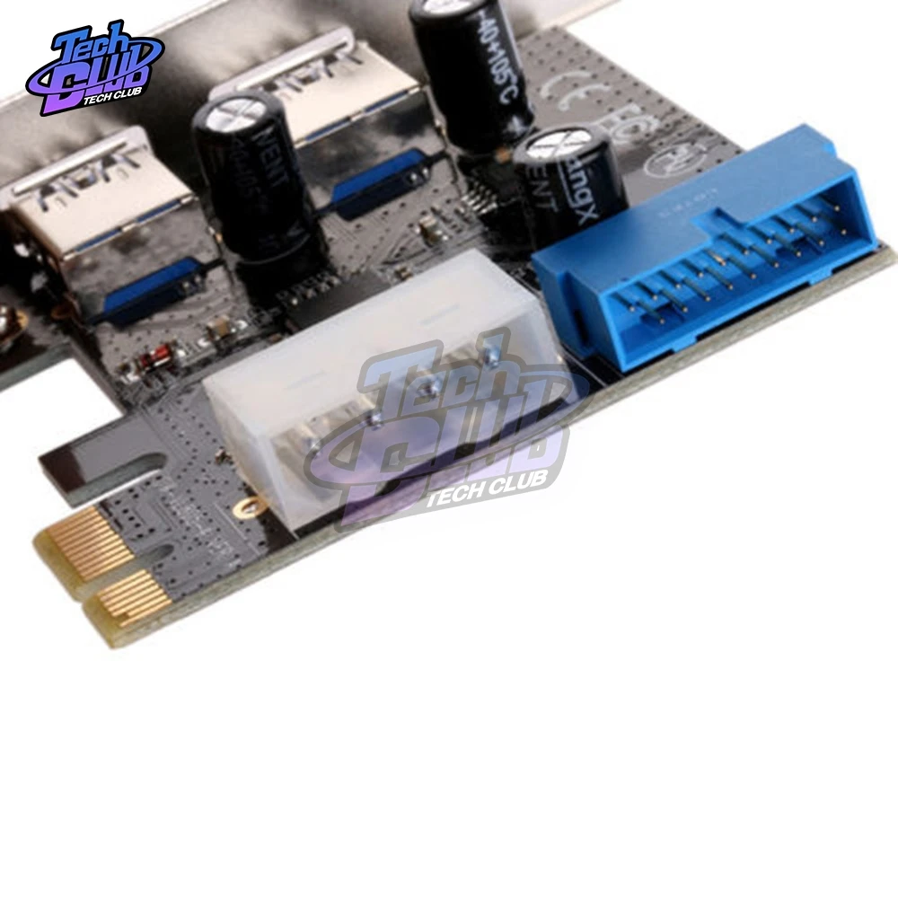 Плата расширения USB 3.0 PCI-E, 2 порта USB 3,0