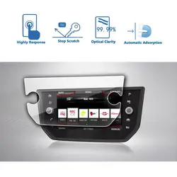 LFOTPP for Seat Ibiza 8 Inch 2017-2021 Car GPS Navigation Display Tempered Glass Screen Protector Auto Interior Accessories