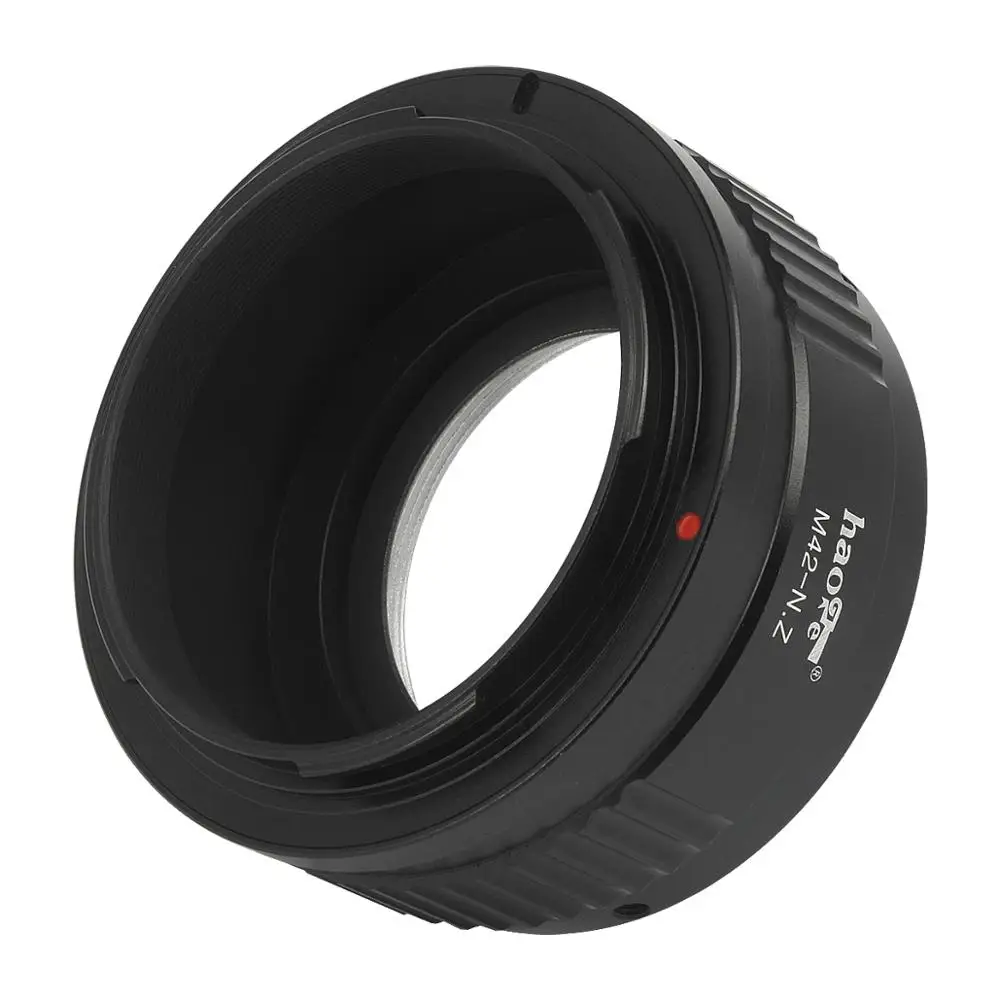 Haoge Manuelle Objektiv Mount Adapter für 42mm M42 Berg Objektiv Nikon Z Berg Kamera wie Z6 Z7